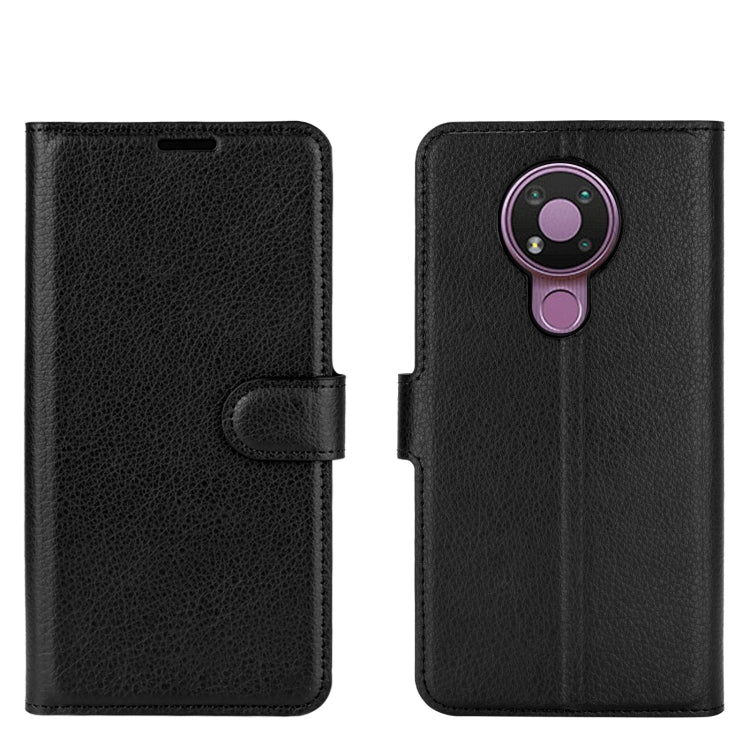 For Nokia 3.4 Litchi Texture Horizontal Flip Protective Case with Holder & Card Slots & Wallet