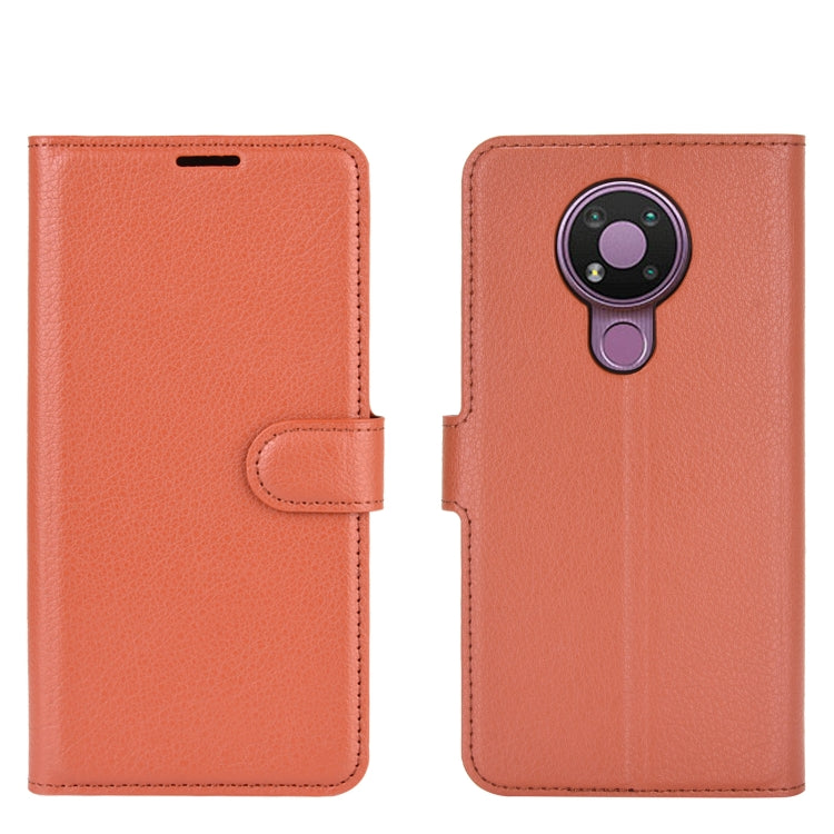 For Nokia 3.4 Litchi Texture Horizontal Flip Protective Case with Holder & Card Slots & Wallet