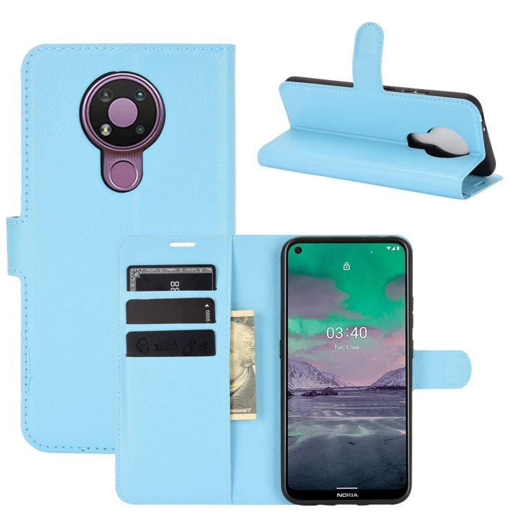 For Nokia 3.4 Litchi Texture Horizontal Flip Protective Case with Holder & Card Slots & Wallet