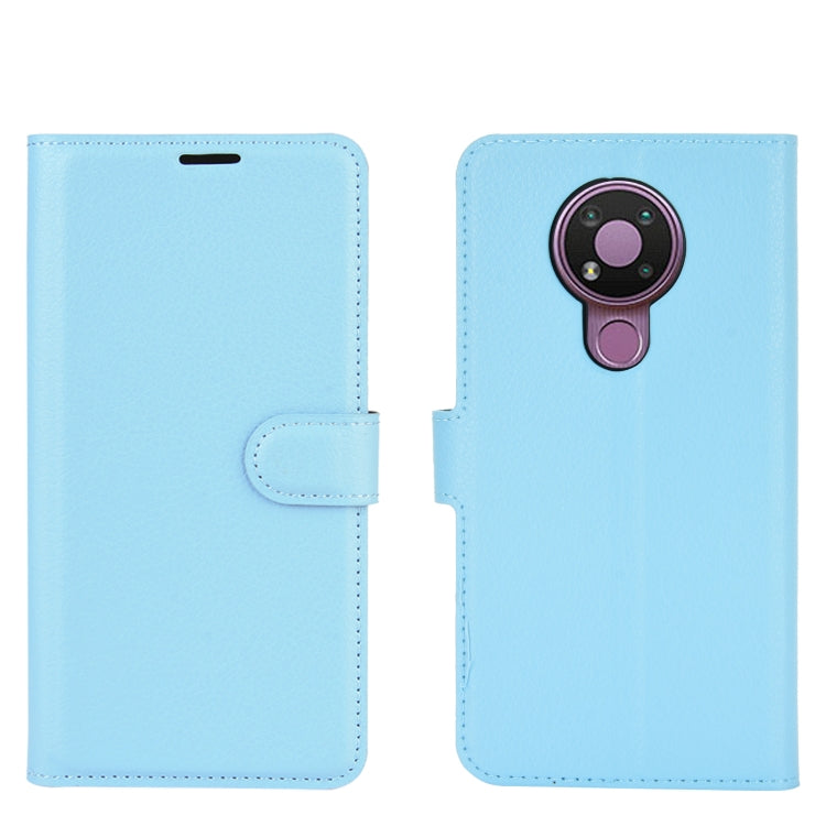 For Nokia 3.4 Litchi Texture Horizontal Flip Protective Case with Holder & Card Slots & Wallet