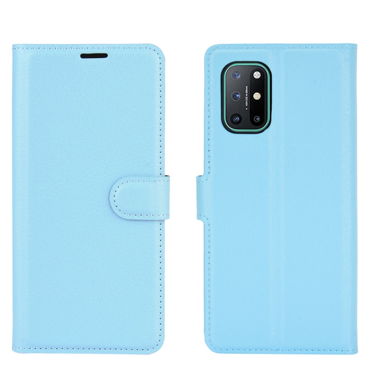 For OnePlus 8T Litchi Texture Horizontal Flip Protective Case with Holder & Card Slots & Wallet