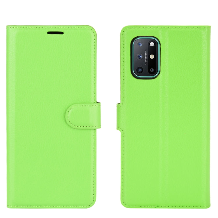 For OnePlus 8T Litchi Texture Horizontal Flip Protective Case with Holder & Card Slots & Wallet