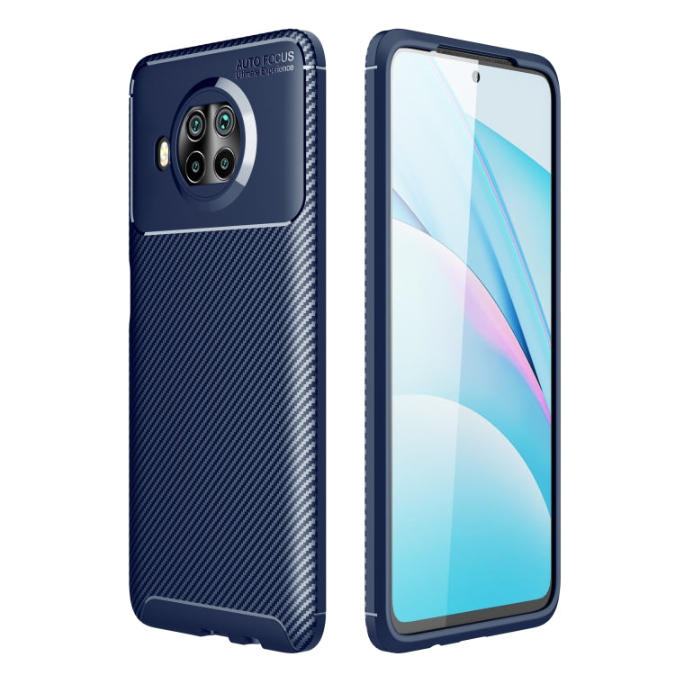 For Xiaomi Mi 10T Lite 5G Carbon Fiber Texture Shockproof TPU Case