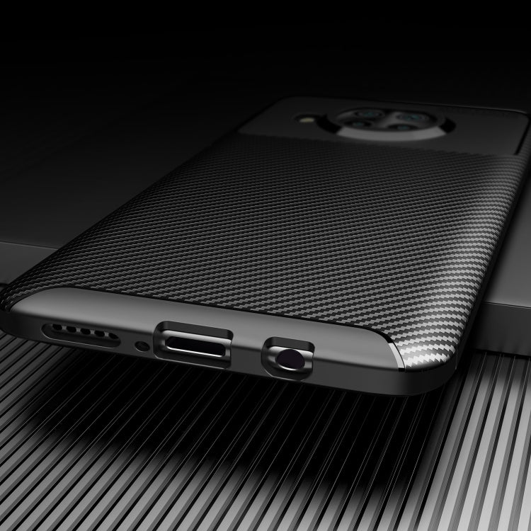 For Xiaomi Mi 10T Lite 5G Carbon Fiber Texture Shockproof TPU Case