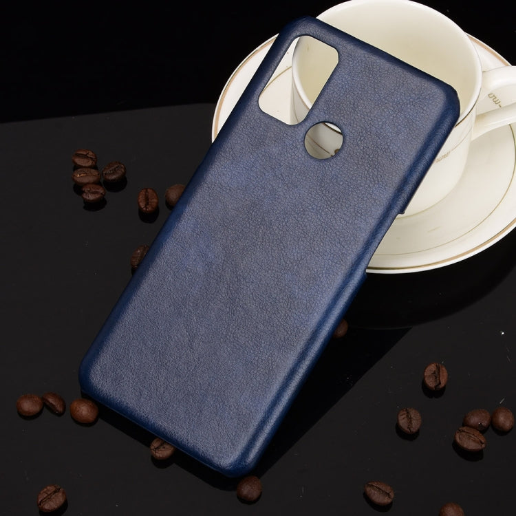 For OPPO A53 (2020) / A32 (2020) Shockproof Litchi Texture PC + PU Case