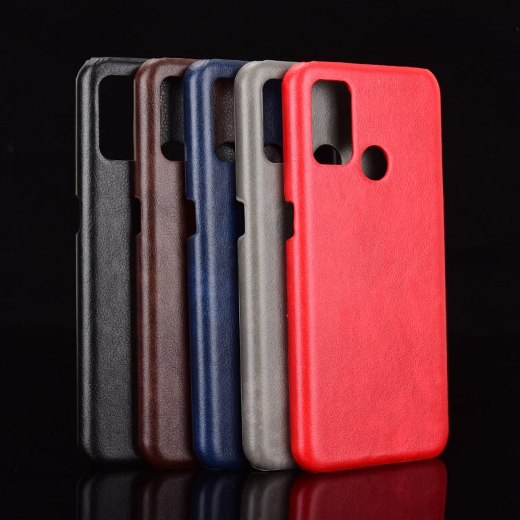 For OPPO A53 (2020) / A32 (2020) Shockproof Litchi Texture PC + PU Case