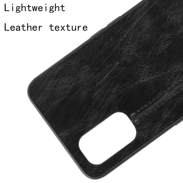 For OPPO Realme X7 Shockproof Sewing Cow Pattern Skin PC + PU + TPU Case