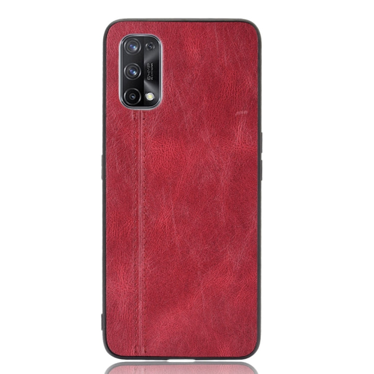 For OPPO Realme X7 Shockproof Sewing Cow Pattern Skin PC + PU + TPU Case