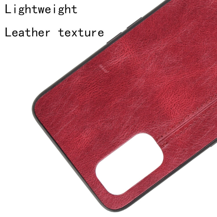 For OPPO Realme X7 Shockproof Sewing Cow Pattern Skin PC + PU + TPU Case