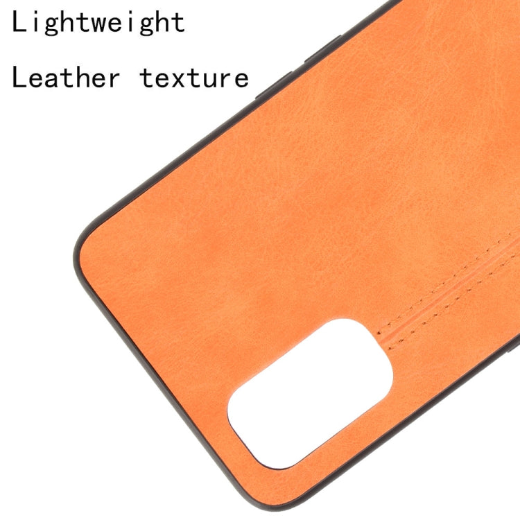 For OPPO Realme X7 Shockproof Sewing Cow Pattern Skin PC + PU + TPU Case