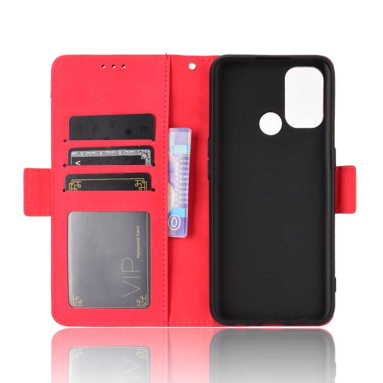 For OPPO A53 2020 / A53S 2020 / A33 Wallet Style Skin Feel Calf Pattern Leather Case with Separate Card Slot