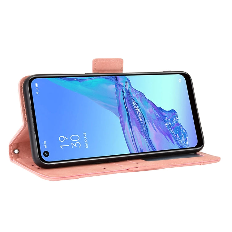 For OPPO A53 2020 / A53S 2020 / A33 Wallet Style Skin Feel Calf Pattern Leather Case with Separate Card Slot