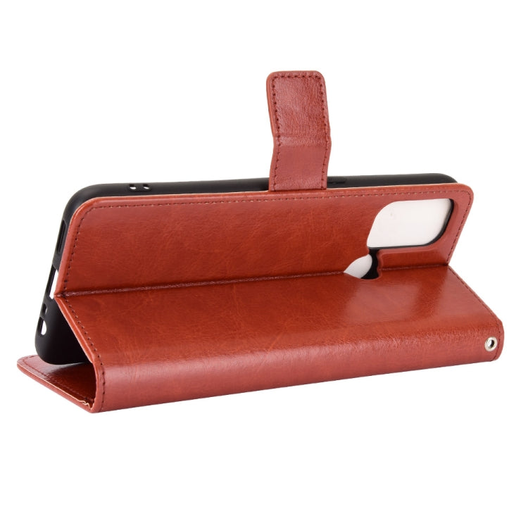 For OPPO A53 2020 / A53S 2020 / A33 Retro Crazy Horse Texture Horizontal Flip Leather Case with Holder & Card Slots