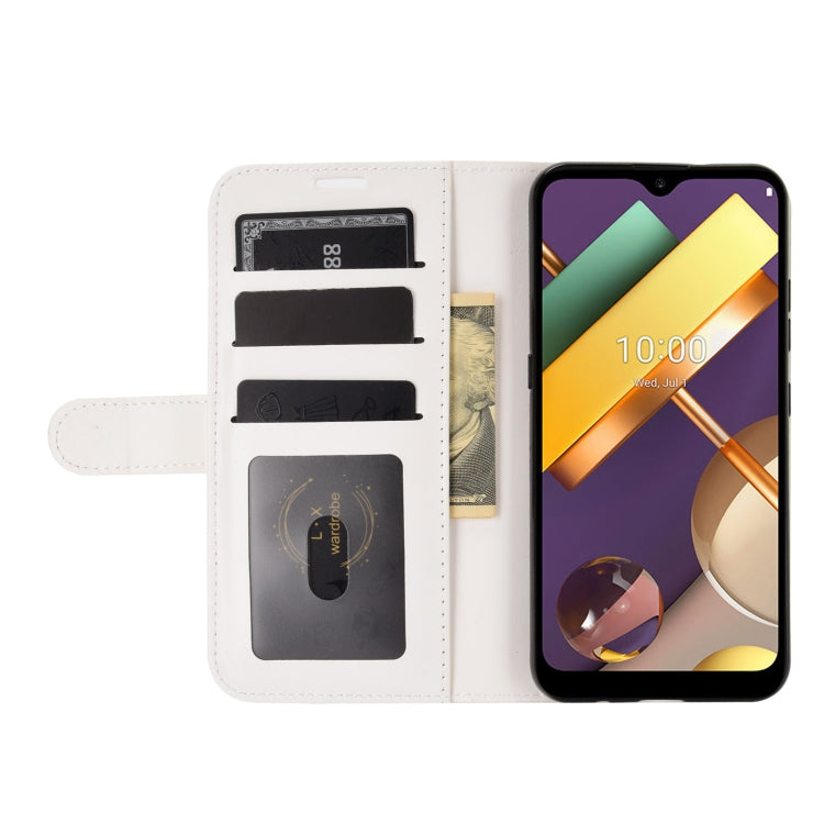 For LG K22 R64 Texture Single Horizontal Flip Protective Case with Holder & Card Slots & Wallet& Photo Frame