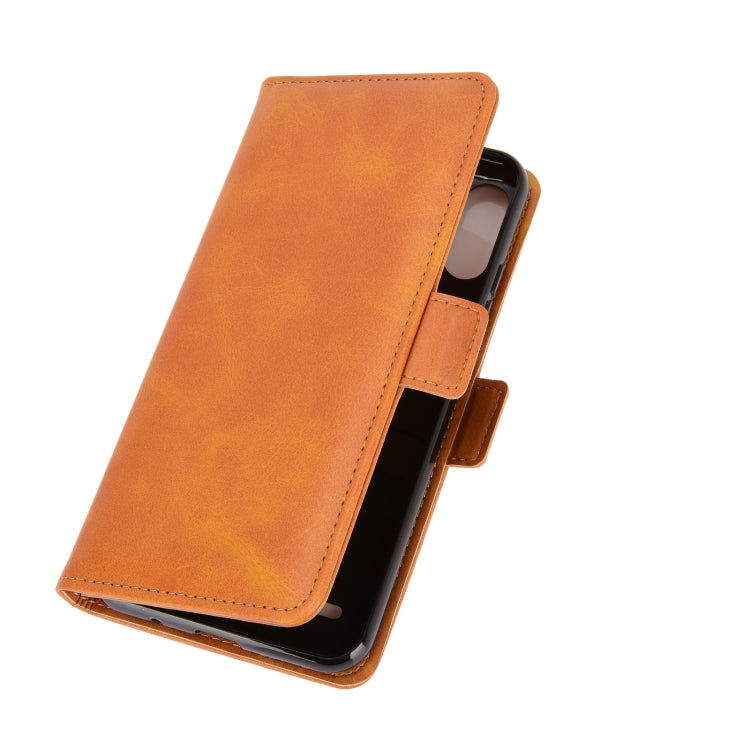 For LG K22 Dual-side Magnetic Buckle Horizontal Flip Leather Case with Holder & Card Slots & Wallet