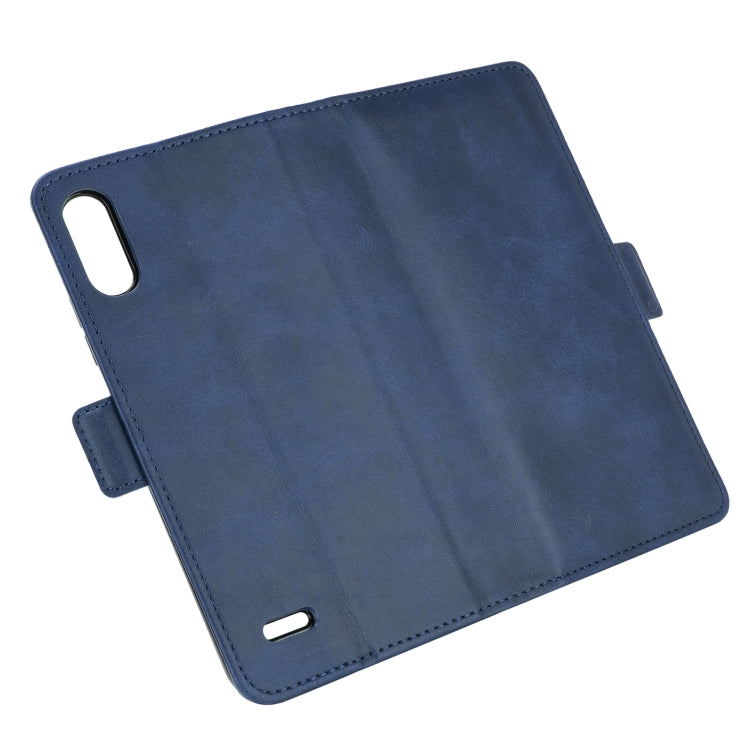 For LG K22 Dual-side Magnetic Buckle Horizontal Flip Leather Case with Holder & Card Slots & Wallet