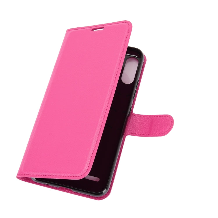 For LG K22 Litchi Texture Horizontal Flip Protective Case with Holder & Card Slots & Wallet