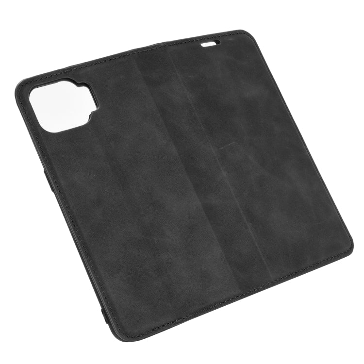 For OPPO F17 Pro Retro-skin Business Magnetic Suction Leather Case with Holder & Card Slots & Wallet