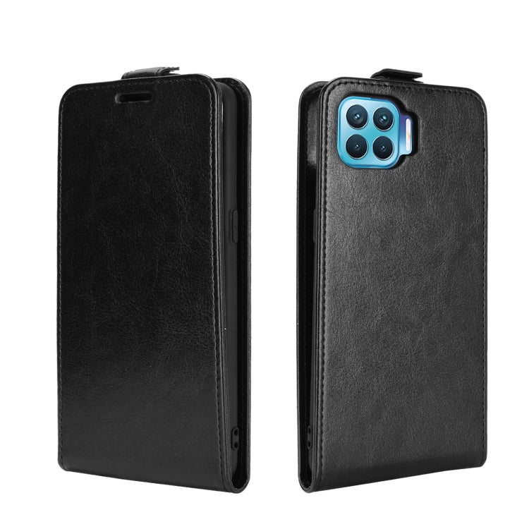 For OPPO F17 Pro R64 Texture Single Vertical Flip Leather Protective Case with Card Slots & Photo Frame