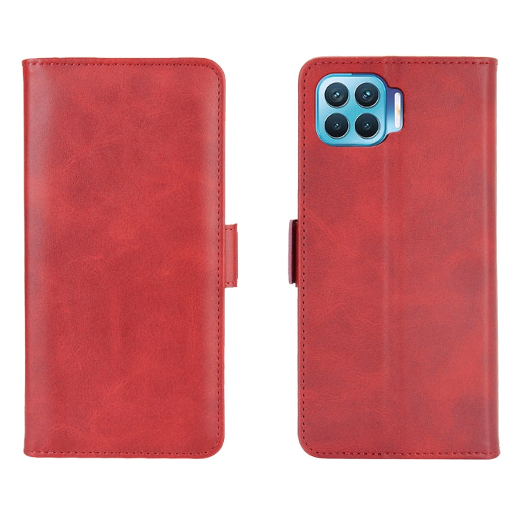 For OPPO F17 Pro Dual-side Magnetic Buckle Horizontal Flip Leather Case with Holder & Card Slots & Wallet