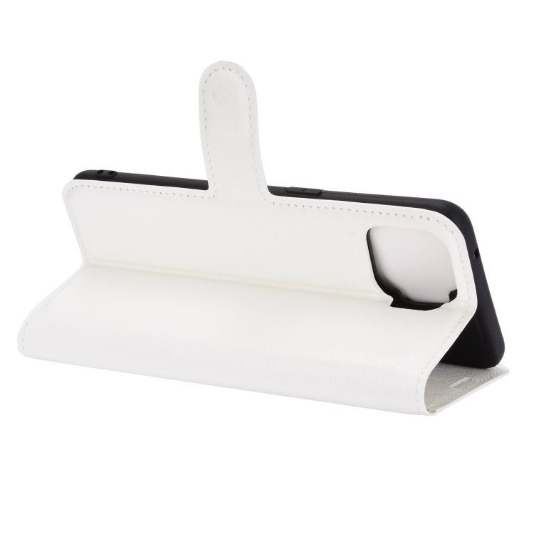 For OPPO F17 Pro Litchi Texture Horizontal Flip Protective Case with Holder & Card Slots & Wallet