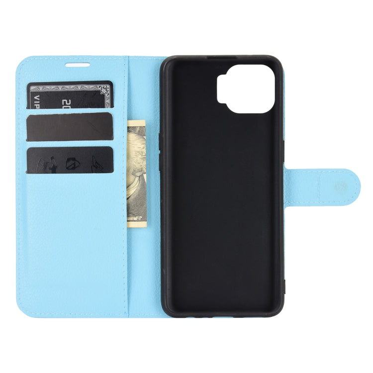 For OPPO F17 Pro Litchi Texture Horizontal Flip Protective Case with Holder & Card Slots & Wallet