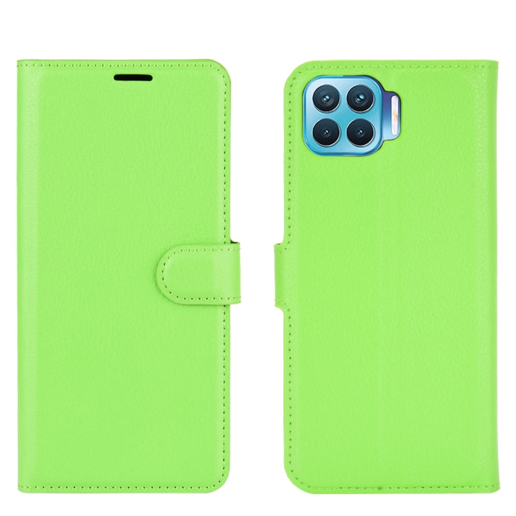 For OPPO F17 Pro Litchi Texture Horizontal Flip Protective Case with Holder & Card Slots & Wallet