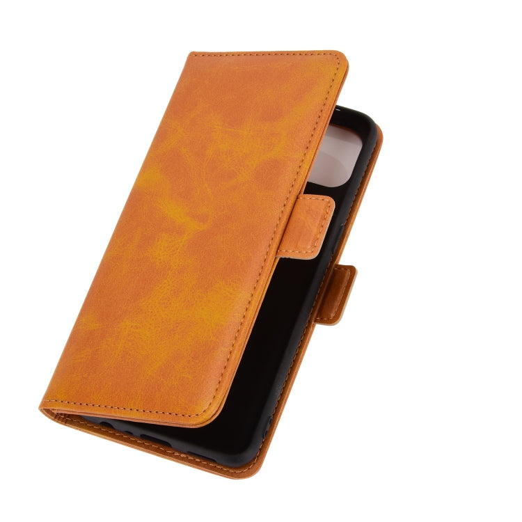 For OPPO F17 Dual-side Magnetic Buckle Horizontal Flip Leather Case with Holder & Card Slots & Wallet