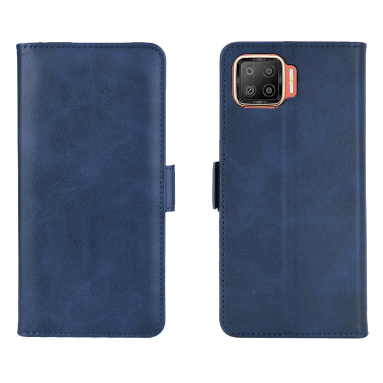 For OPPO F17 Dual-side Magnetic Buckle Horizontal Flip Leather Case with Holder & Card Slots & Wallet