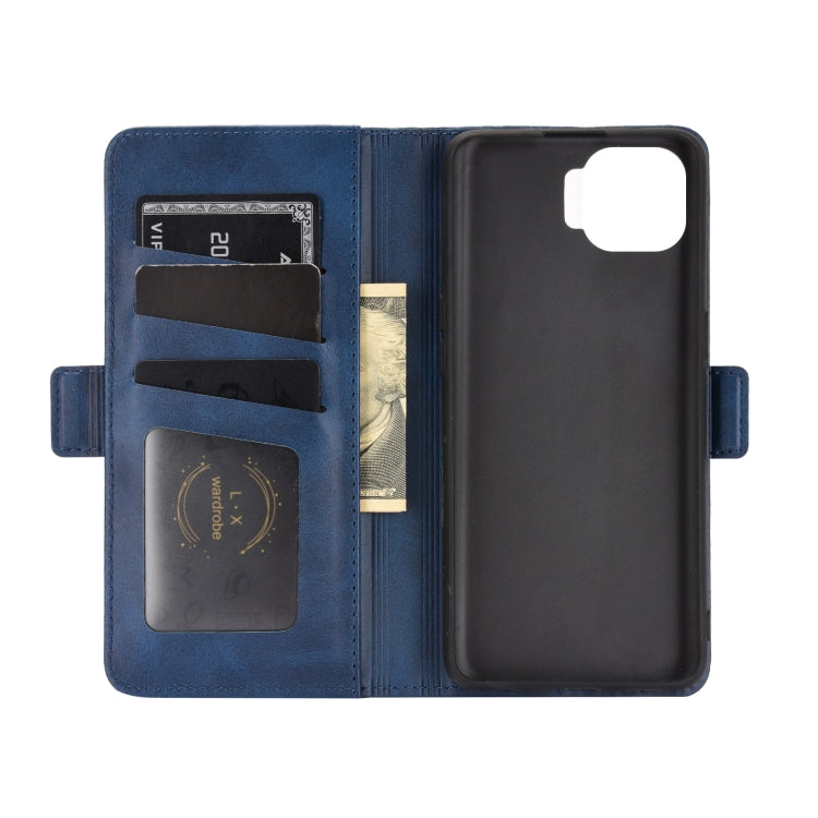 For OPPO F17 Dual-side Magnetic Buckle Horizontal Flip Leather Case with Holder & Card Slots & Wallet