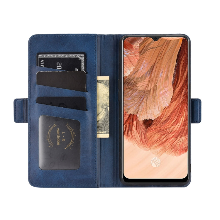 For OPPO F17 Dual-side Magnetic Buckle Horizontal Flip Leather Case with Holder & Card Slots & Wallet