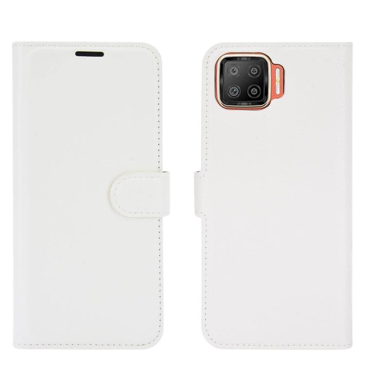For OPPO F17 Litchi Texture Horizontal Flip Protective Case with Holder & Card Slots & Wallet