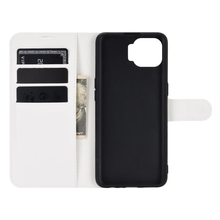 For OPPO F17 Litchi Texture Horizontal Flip Protective Case with Holder & Card Slots & Wallet