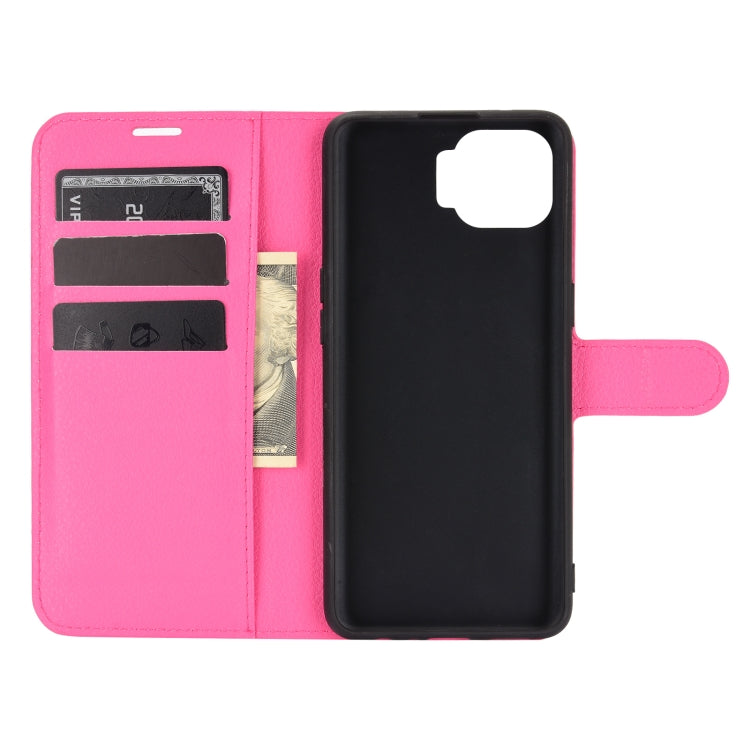 For OPPO F17 Litchi Texture Horizontal Flip Protective Case with Holder & Card Slots & Wallet