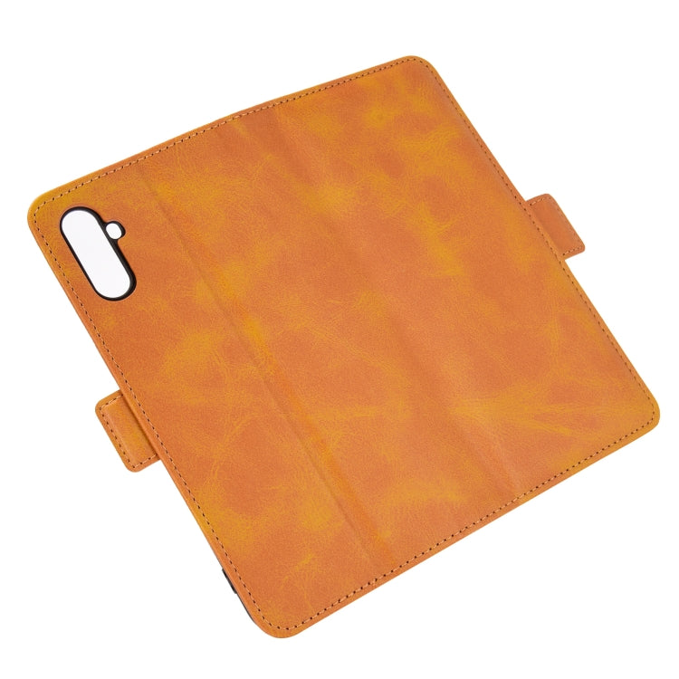 For OPPO Realme C3 without Fingerprint Dual-side Magnetic Buckle Horizontal Flip Leather Case with Holder & Card Slots & Wallet