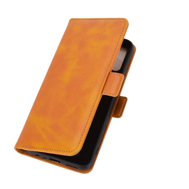 For OPPO Realme C3 without Fingerprint Dual-side Magnetic Buckle Horizontal Flip Leather Case with Holder & Card Slots & Wallet