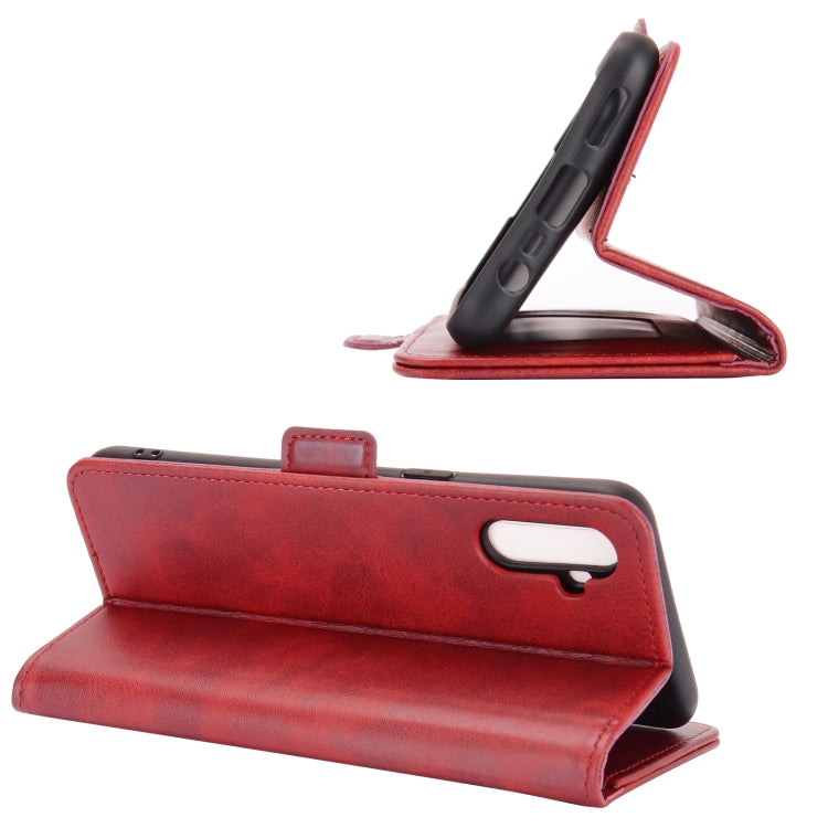 For OPPO Realme C3 without Fingerprint Dual-side Magnetic Buckle Horizontal Flip Leather Case with Holder & Card Slots & Wallet