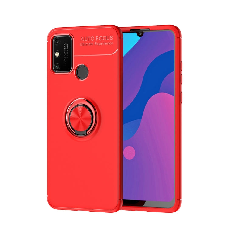 For OPPO Realme 7i Metal Ring Holder 360 Degree Rotating TPU Case