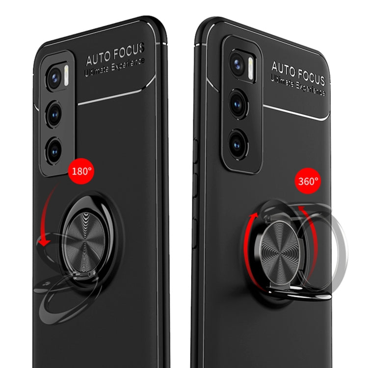 For vivo V20 SE Metal Ring Holder 360 Degree Rotating TPU Case