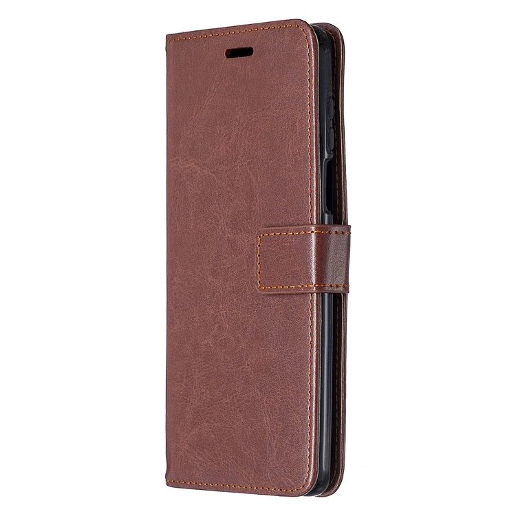 For Motorola Moto G 5G Plus Crazy Horse Texture Horizontal Flip Leather Case with Holder & Card Slots & Wallet & Photo Frame