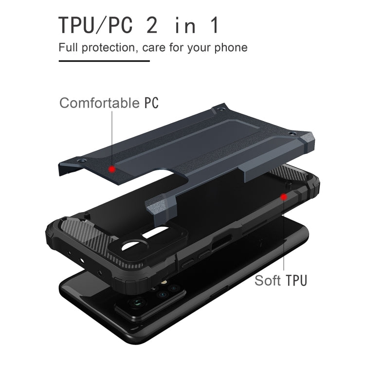 For Xiaomi Mi 10T Pro Magic Armor TPU + PC Combination Case (Grey)