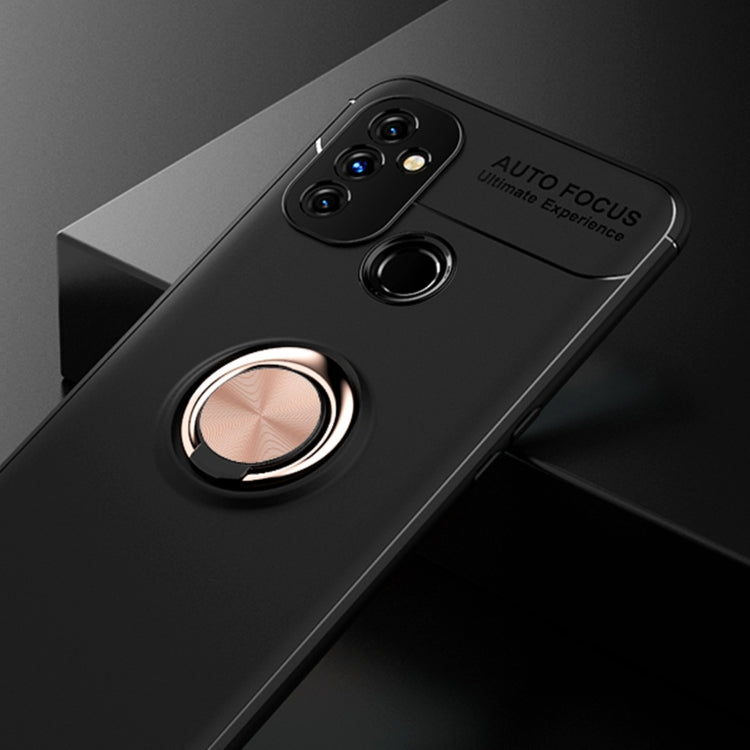 For OnePlus N100 Metal Ring Holder 360 Degree Rotating TPU Case