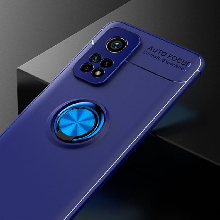 For Xiaomi Mi 10T Pro Metal Ring Holder 360 Degree Rotating TPU Case