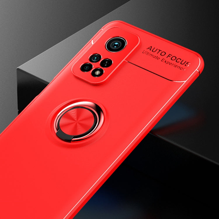 For Xiaomi Mi 10T Pro Metal Ring Holder 360 Degree Rotating TPU Case