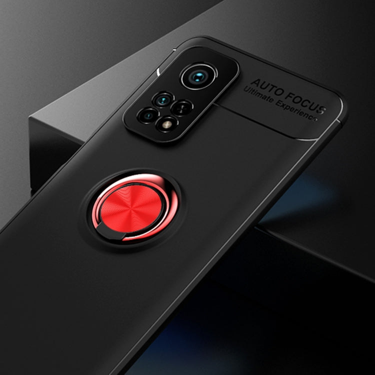 For Xiaomi Mi 10T Pro Metal Ring Holder 360 Degree Rotating TPU Case