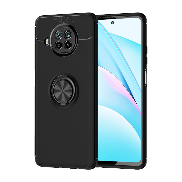 For Xiaomi Mi 10T Lite Metal Ring Holder 360 Degree Rotating TPU Case