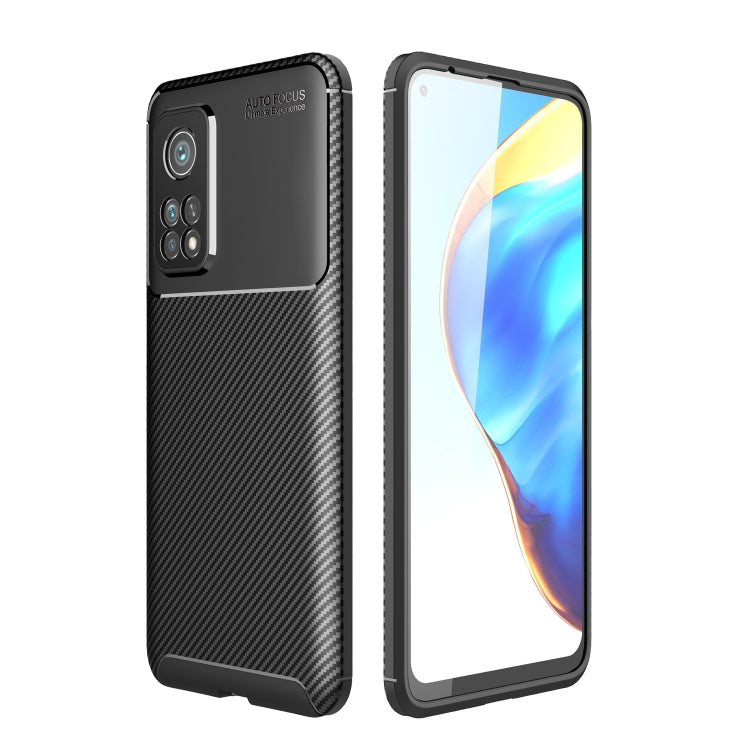For Xiaomi Redmi K30S Carbon Fiber Texture Shockproof TPU Case