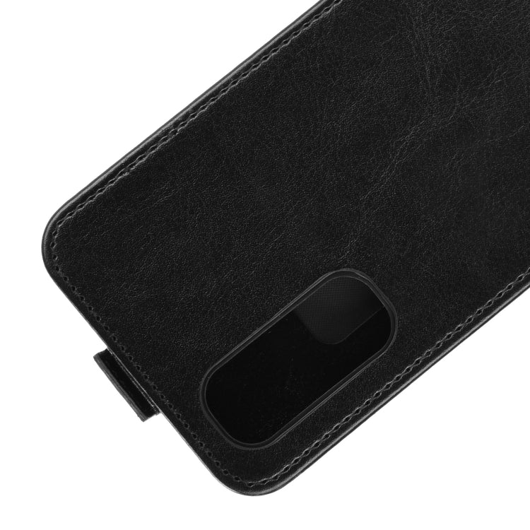 For OPPO Realme 7 R64 Texture Single Vertical Flip Leather Protective Case with Card Slots & Photo Frame