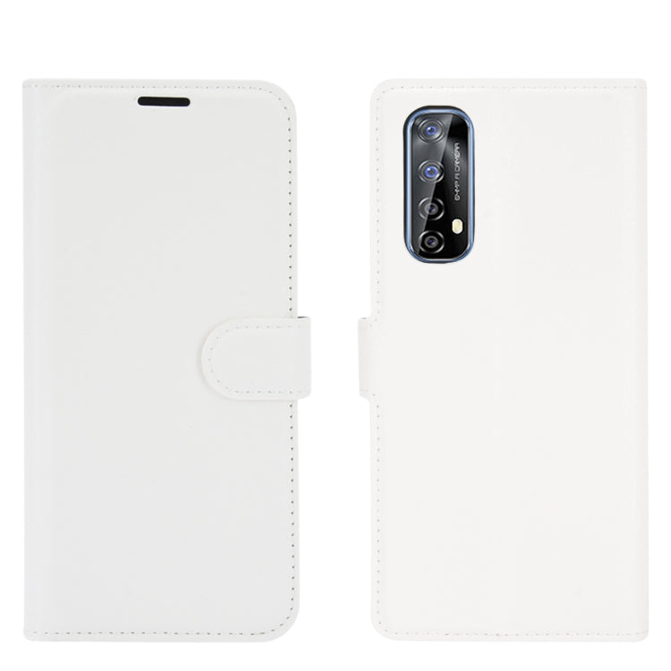 For OPPO Realme 7 Litchi Texture Horizontal Flip Protective Case with Holder & Card Slots & Wallet