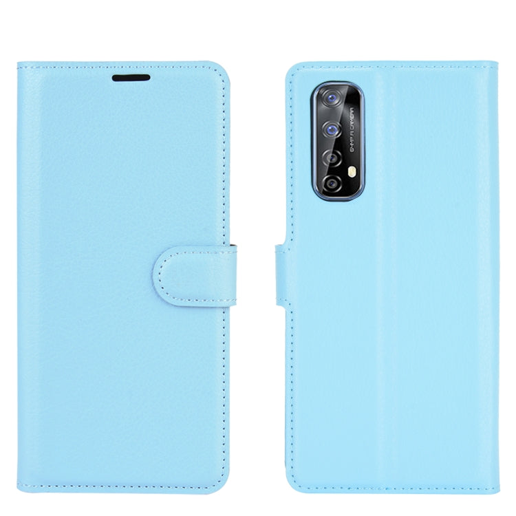 For OPPO Realme 7 Litchi Texture Horizontal Flip Protective Case with Holder & Card Slots & Wallet